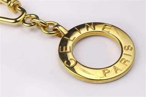 celine paris bag keyring|CELINE PARIS disc key.